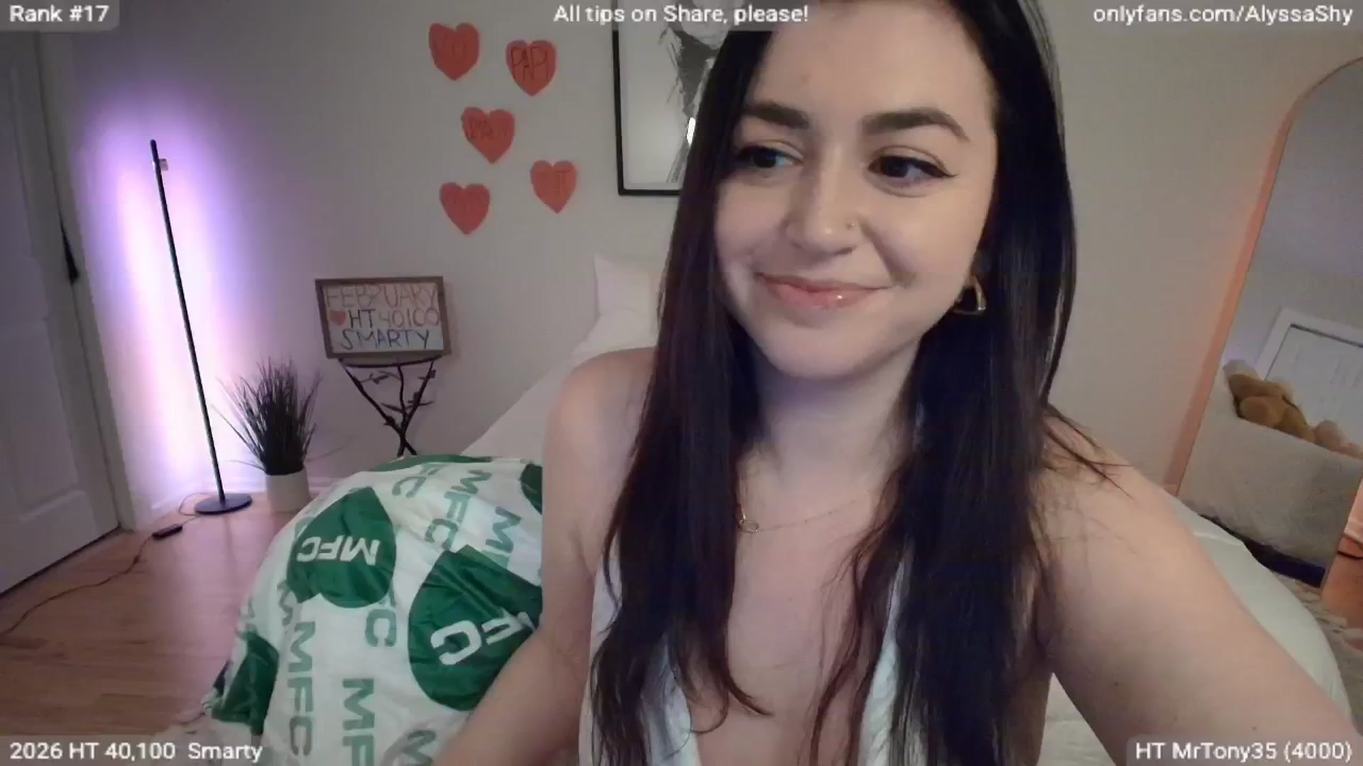 Gallery image thumbnail from AlyssaShy's myfreecams stream on, 02/26/2026, 24:20 image 3 of 20