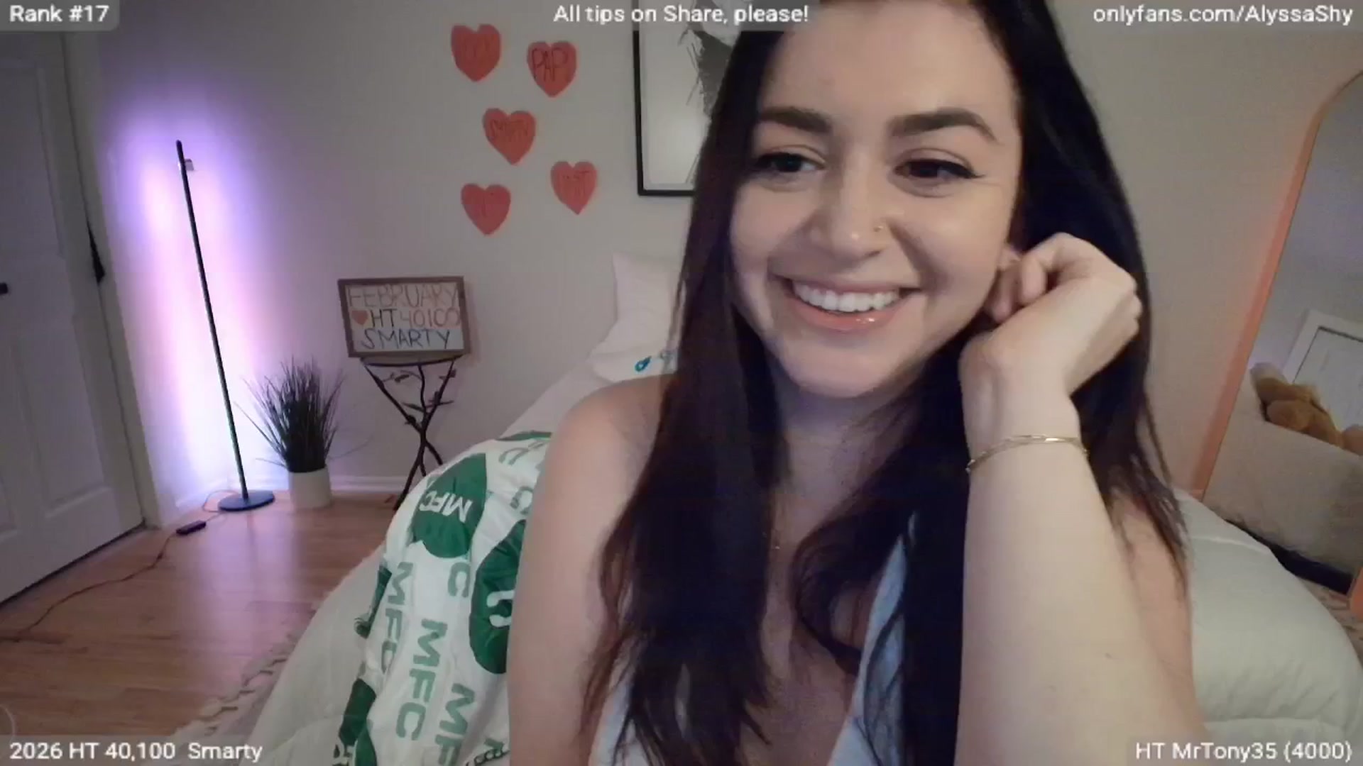 Gallery image thumbnail from AlyssaShy's myfreecams stream on, 02/26/2026, 24:20 image 13 of 20