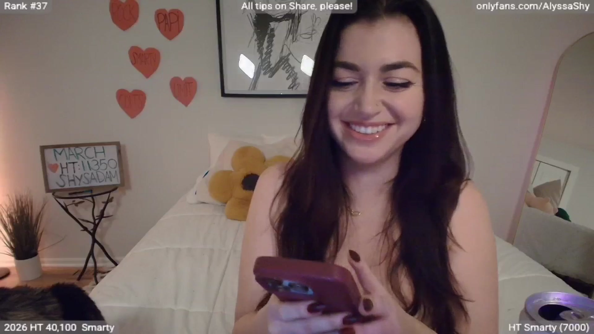 Gallery image thumbnail from AlyssaShy's myfreecams stream on, 03/07/2026, 04:14 image 7 of 20