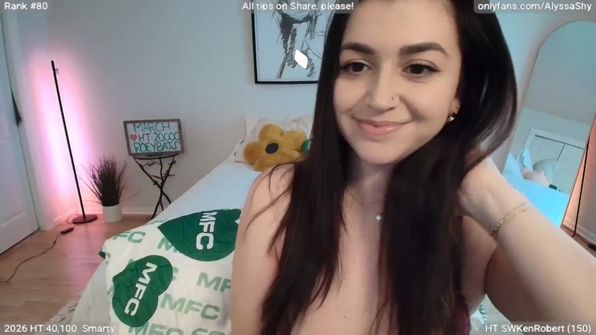 Gallery image thumbnail from AlyssaShy's myfreecams stream on, 03/17/2026, 22:03 image 9 of 20
