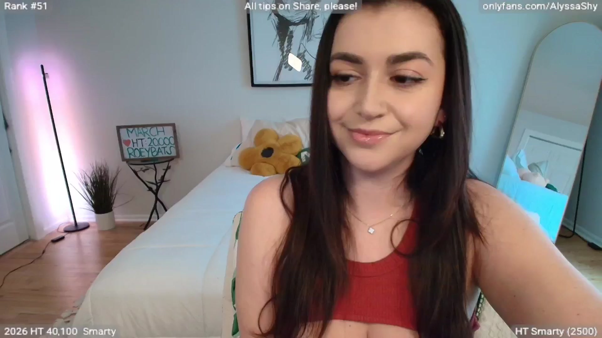 Gallery image thumbnail from AlyssaShy's myfreecams stream on, 03/19/2026, 22:45 image 17 of 20
