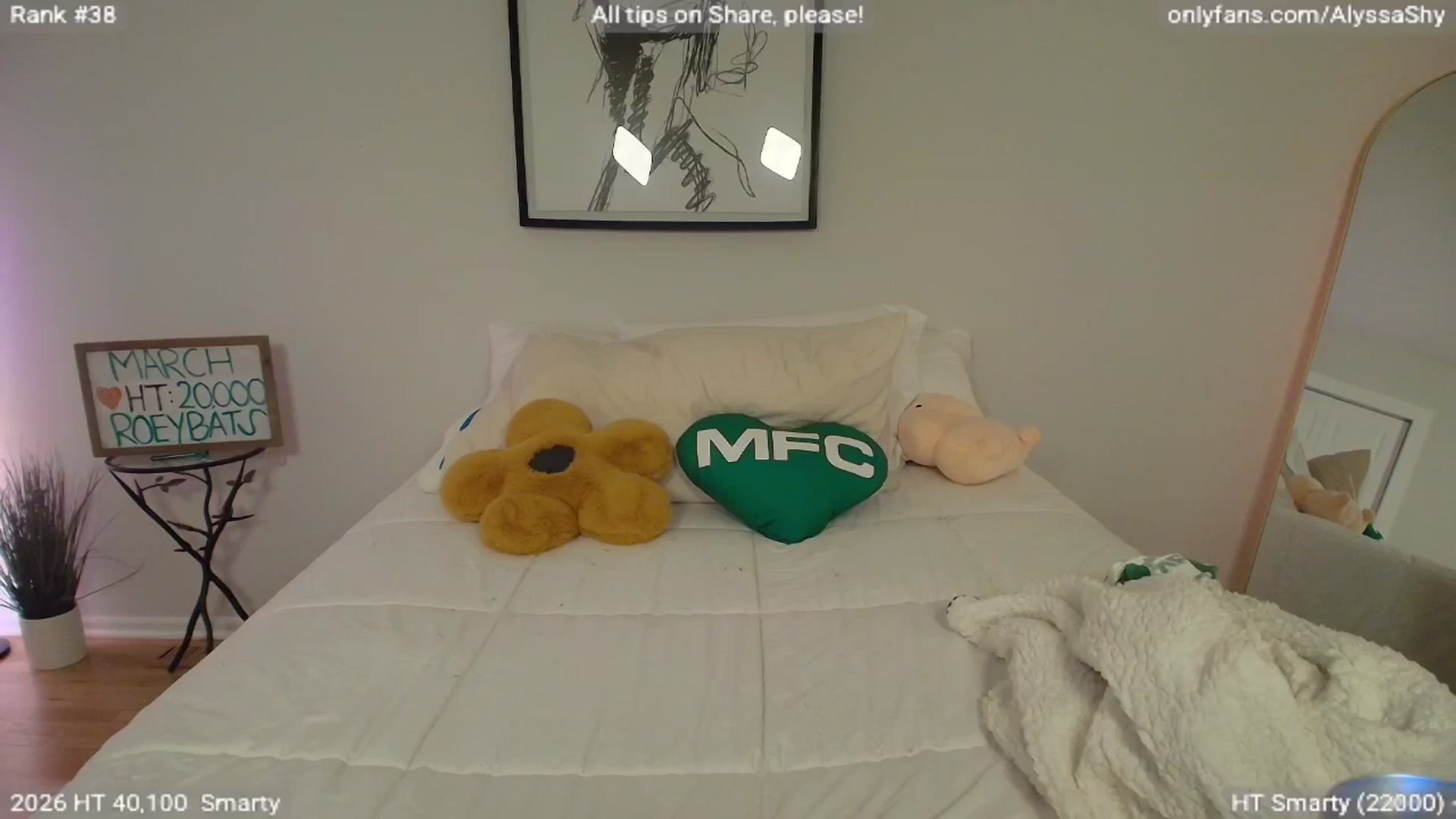 Gallery image thumbnail from AlyssaShy's myfreecams stream on, 03/21/2026, 03:47 image 12 of 20