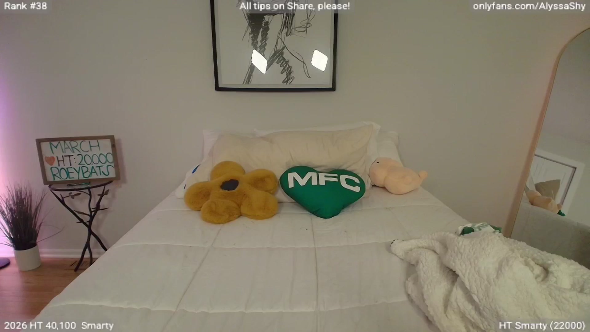 Gallery image thumbnail from AlyssaShy's myfreecams stream on, 03/21/2026, 03:47 image 13 of 20