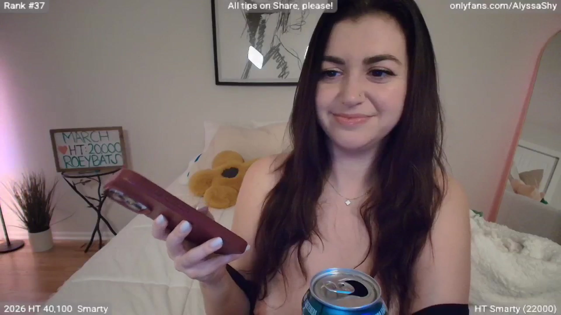 Gallery image thumbnail from AlyssaShy's myfreecams stream on, 03/21/2026, 03:47 image 16 of 20