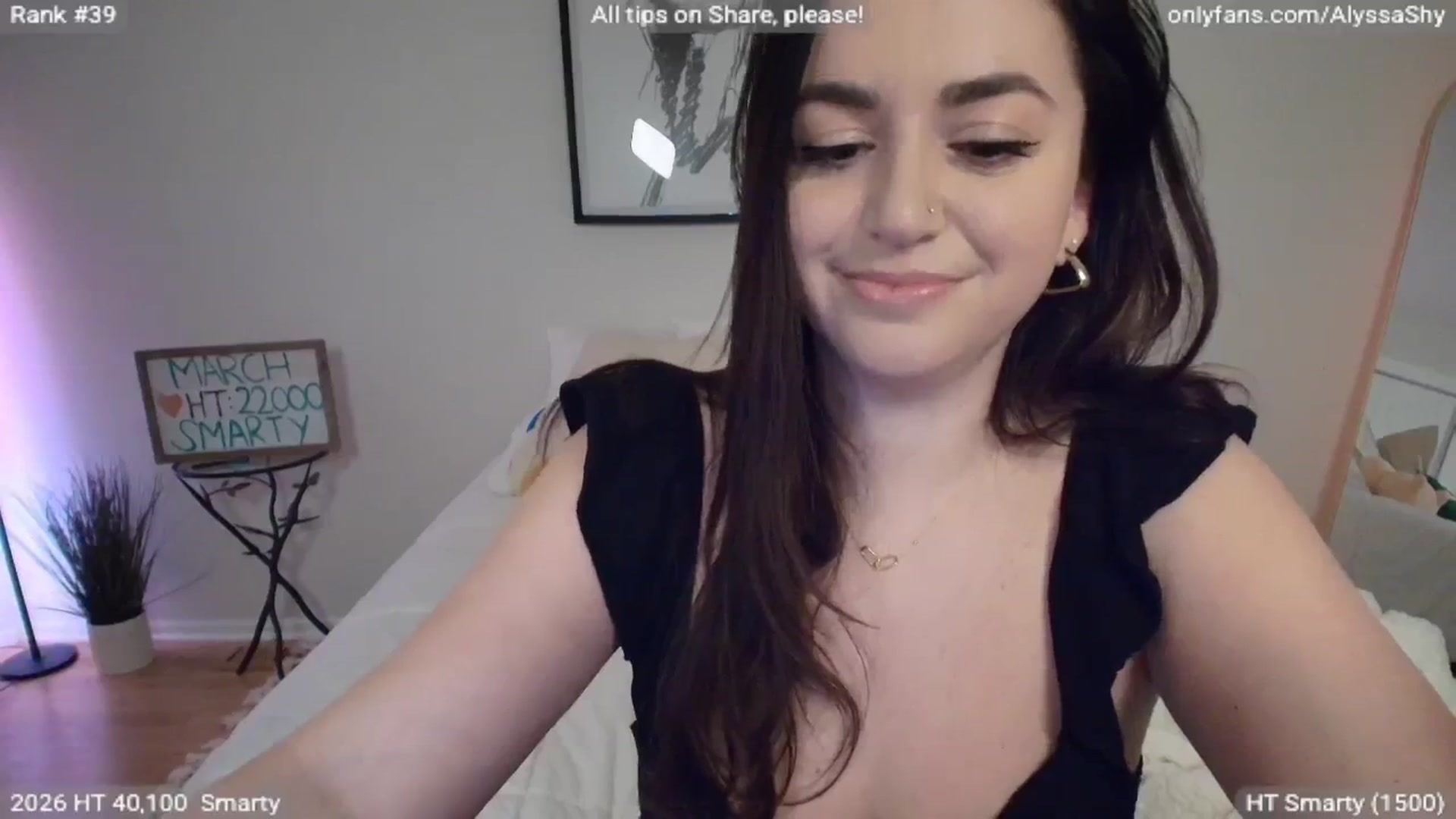 Gallery image thumbnail from AlyssaShy's myfreecams stream on, 03/22/2026, 02:13 image 8 of 20