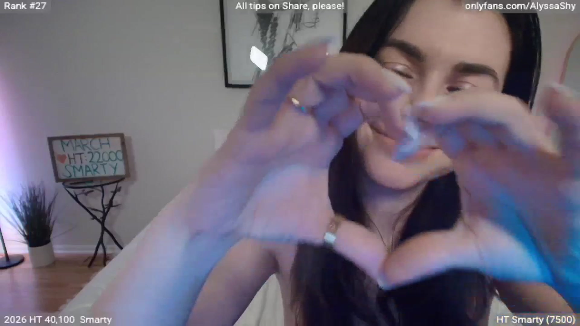 Gallery image thumbnail from AlyssaShy's myfreecams stream on, 03/22/2026, 06:35 image 19 of 20