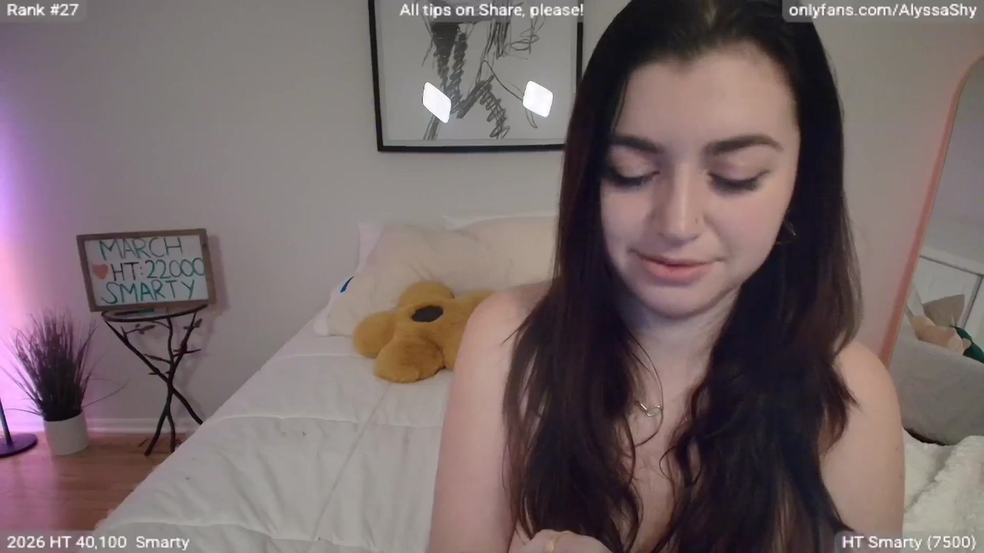 Gallery image thumbnail from AlyssaShy's myfreecams stream on, 03/22/2026, 06:35 image 18 of 20