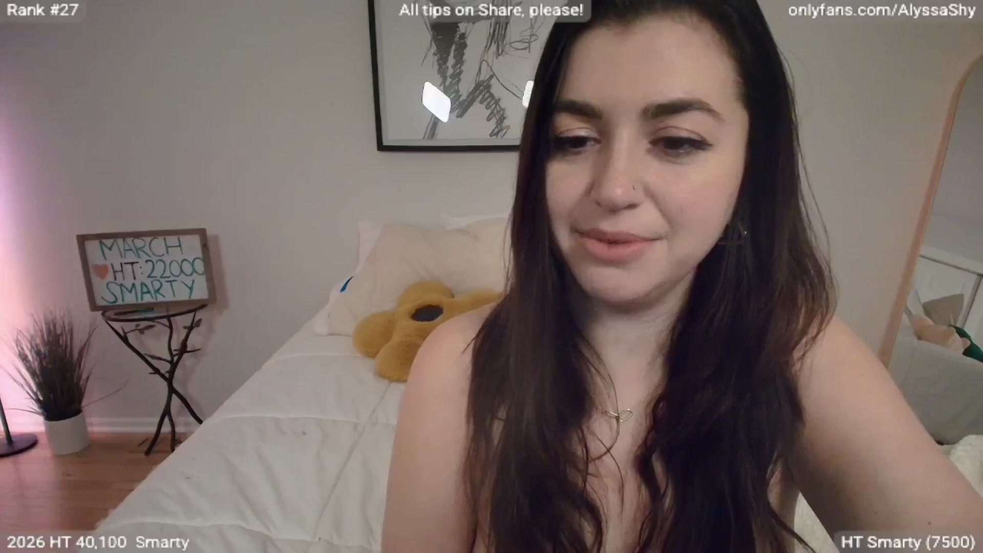 Gallery image thumbnail from AlyssaShy's myfreecams stream on, 03/22/2026, 06:35 image 17 of 20
