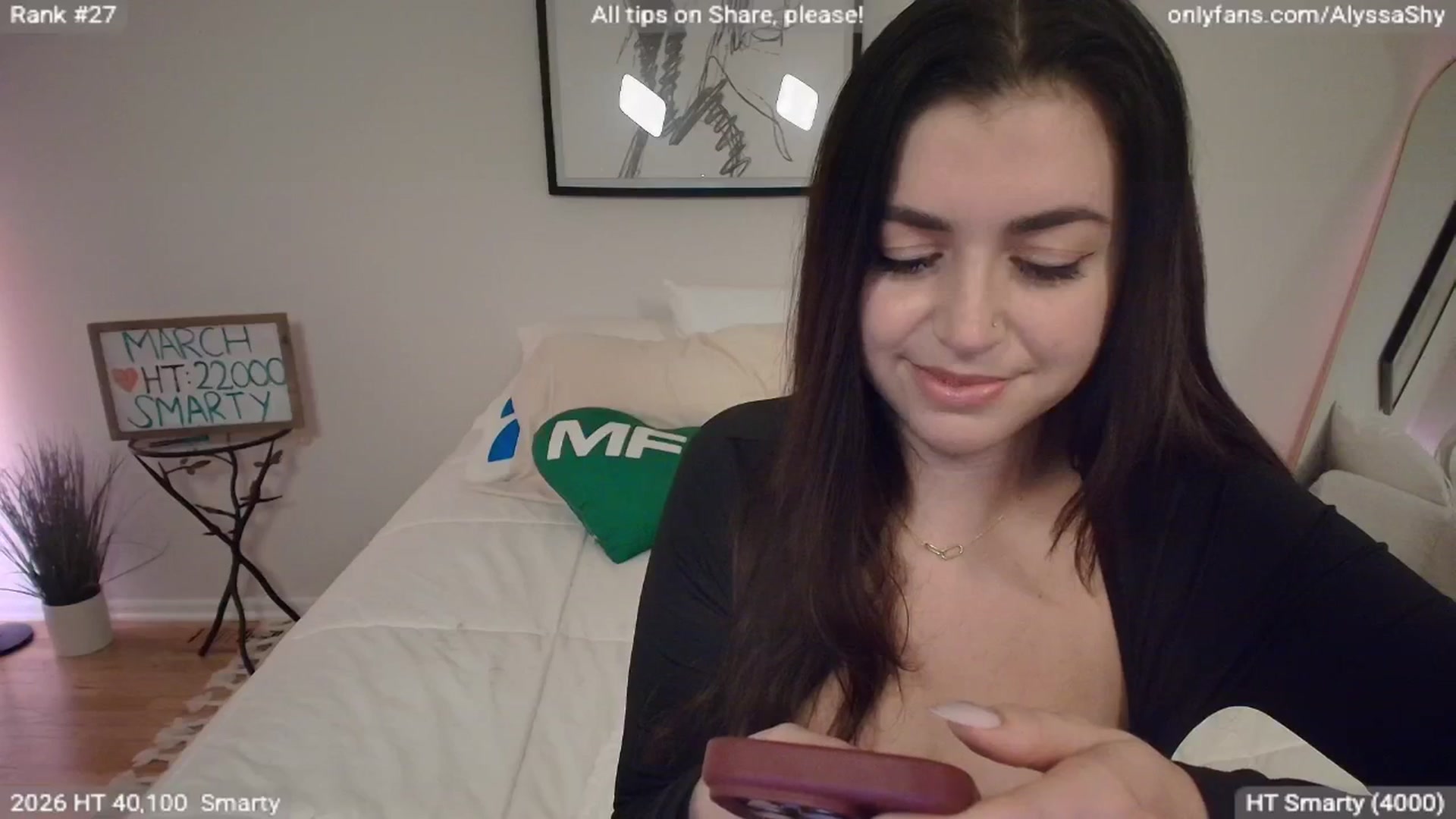 Gallery image thumbnail from AlyssaShy's myfreecams stream on, 03/28/2026, 04:07 image 14 of 20