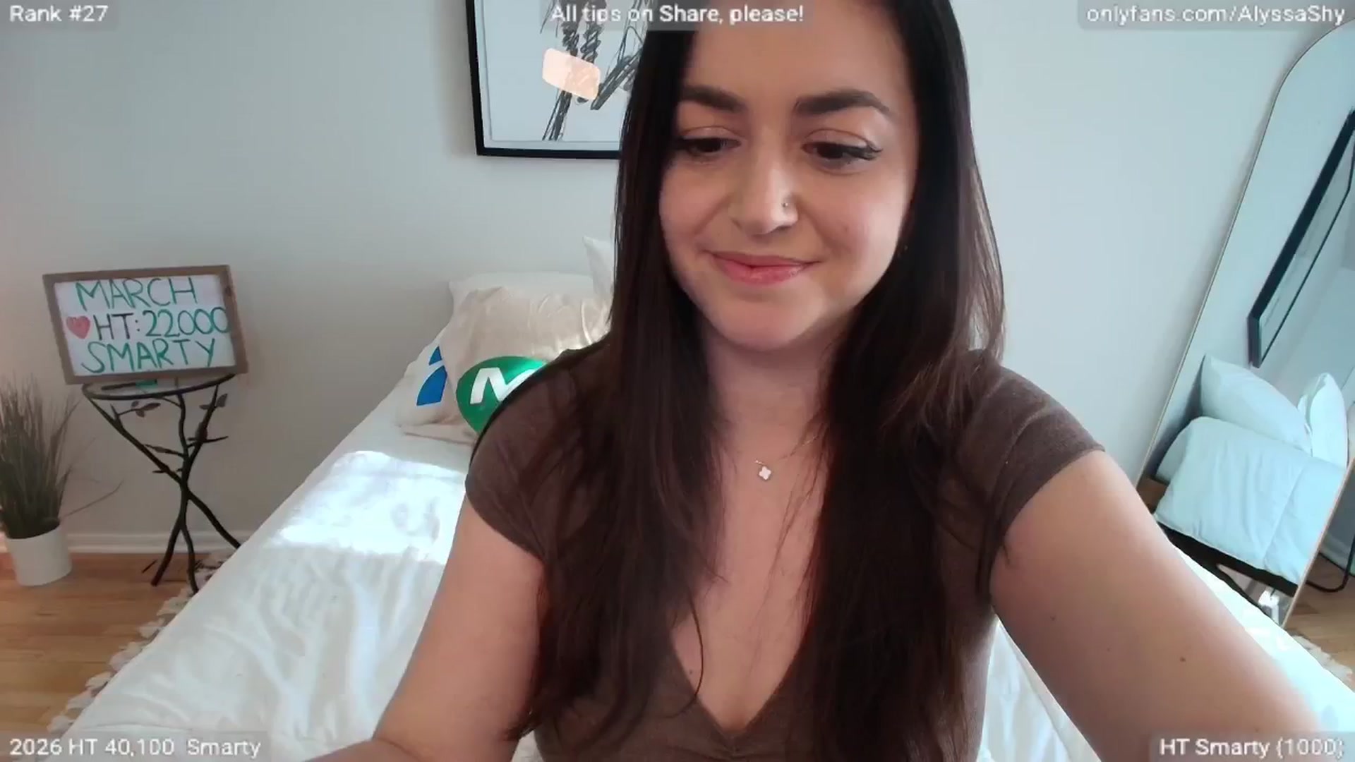 Gallery image thumbnail from AlyssaShy's myfreecams stream on, 03/28/2026, 22:54 image 6 of 20