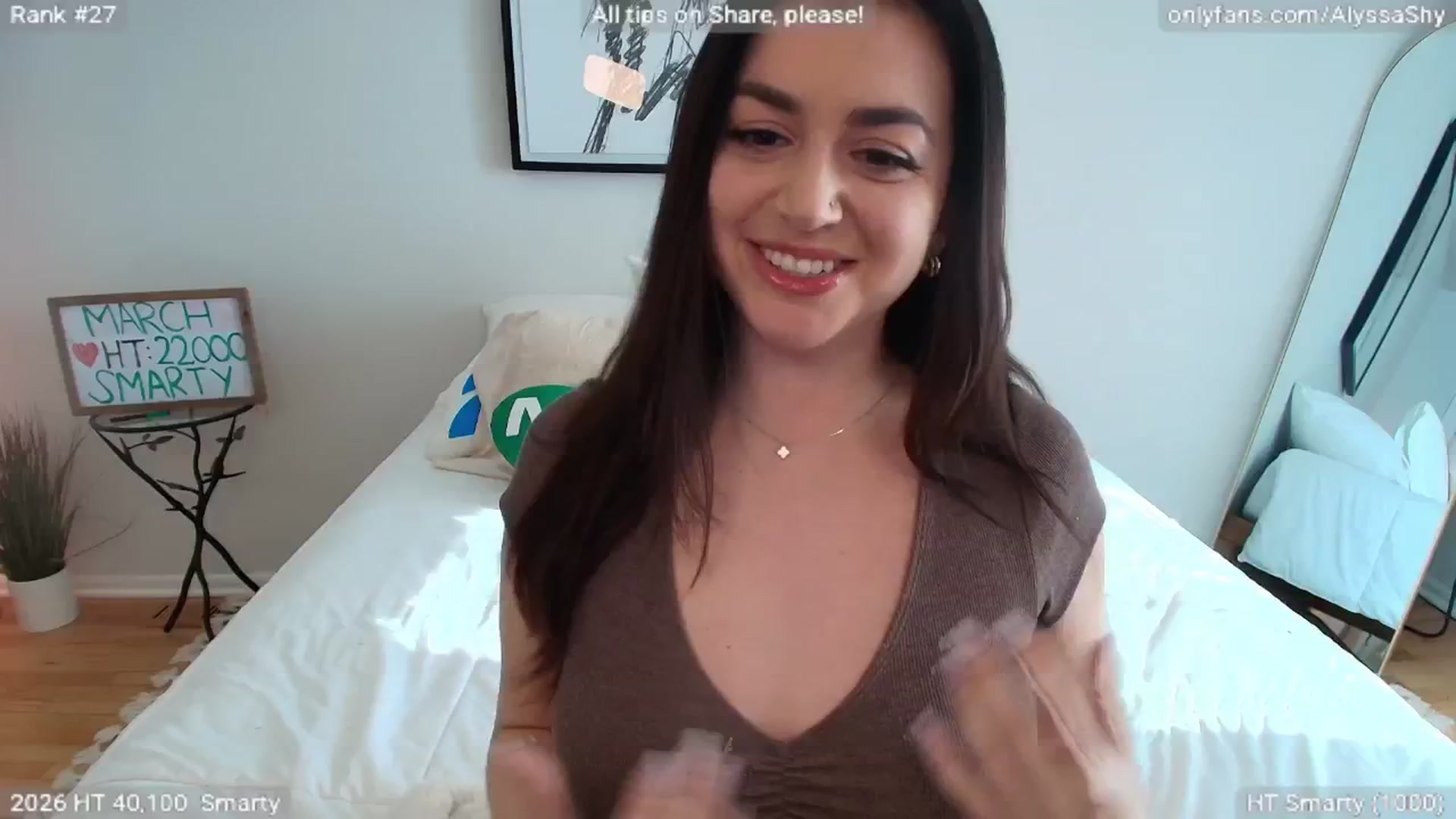 Gallery image thumbnail from AlyssaShy's myfreecams stream on, 03/28/2026, 22:54 image 4 of 20