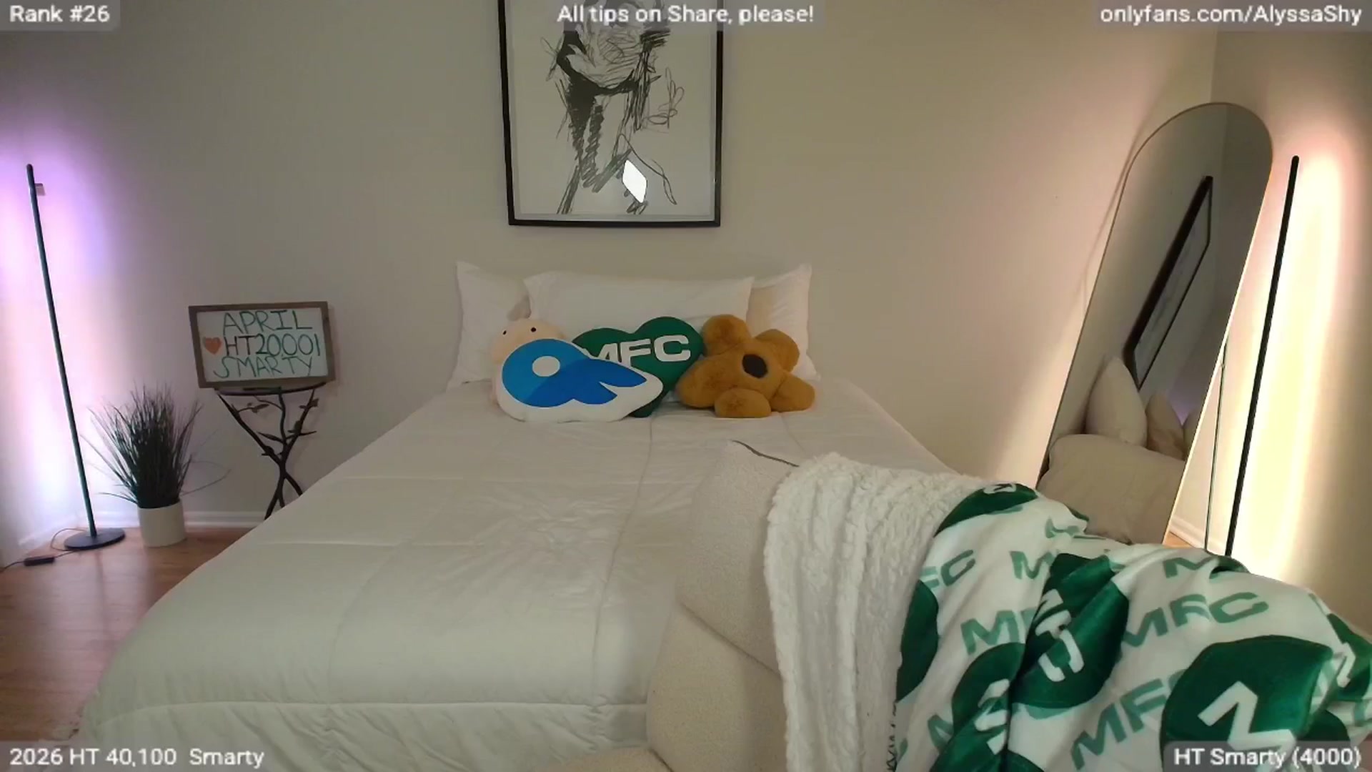 Gallery image thumbnail from AlyssaShy's myfreecams stream on, 04/18/2026, 04:06 image 13 of 20