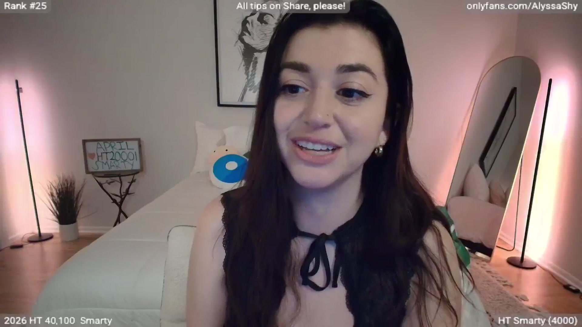 Gallery image thumbnail from AlyssaShy's myfreecams stream on, 04/18/2026, 04:06 image 20 of 20