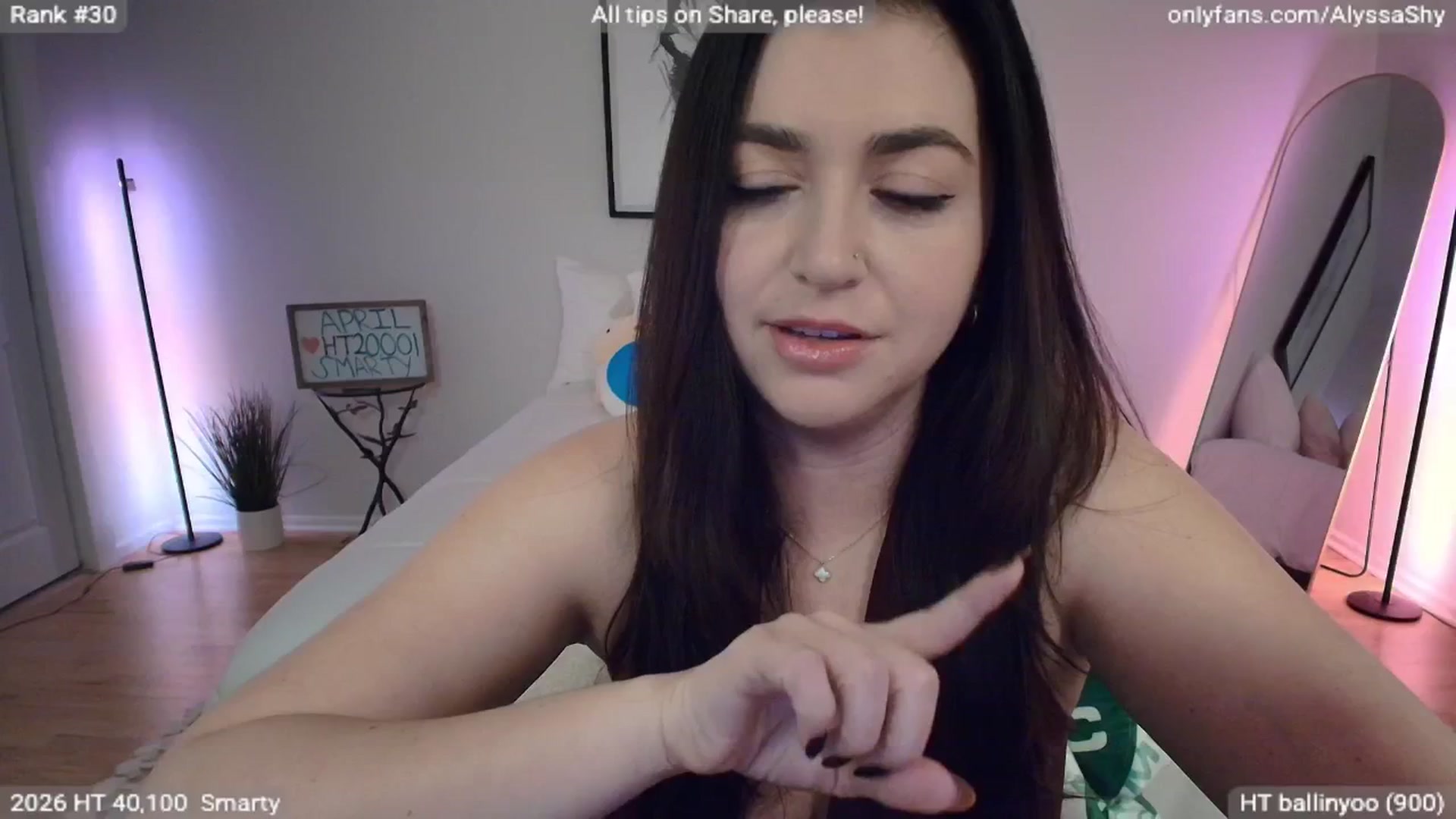 Gallery image thumbnail from AlyssaShy's myfreecams stream on, 04/20/2026, 23:25 image 5 of 20