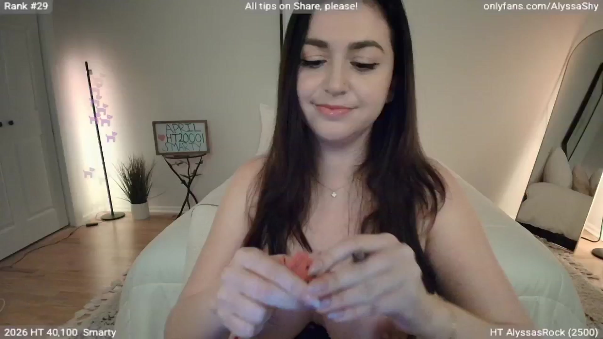 Gallery image thumbnail from AlyssaShy's myfreecams stream on, 04/22/2026, 23:37 image 8 of 20
