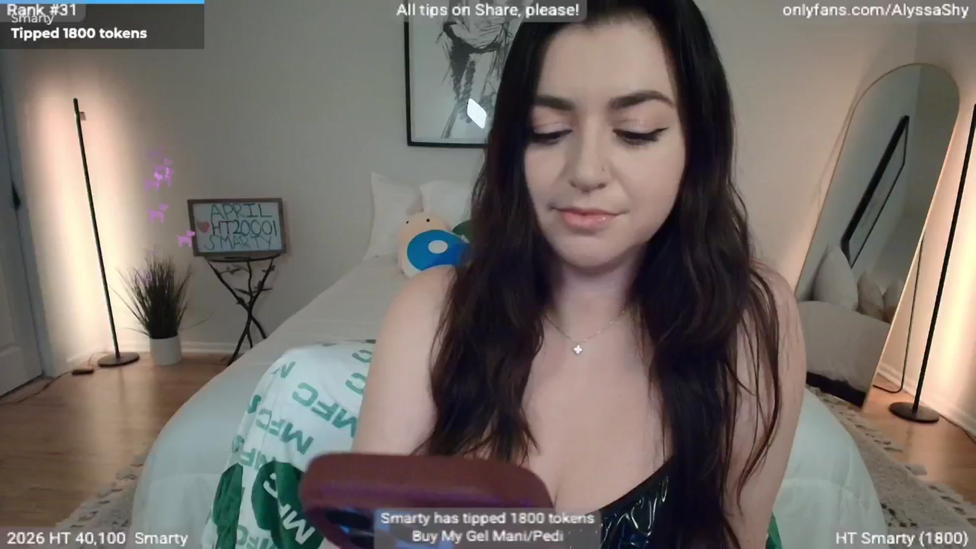 Gallery image thumbnail from AlyssaShy's myfreecams stream on, 04/27/2026, 22:54 image 5 of 20