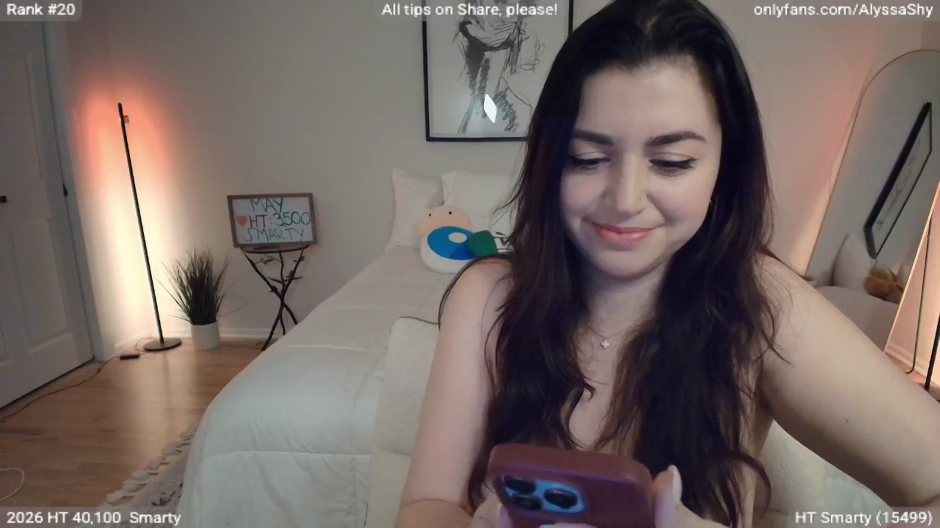Gallery image thumbnail from AlyssaShy's myfreecams stream on, 05/03/2026, 02:50 image 19 of 20