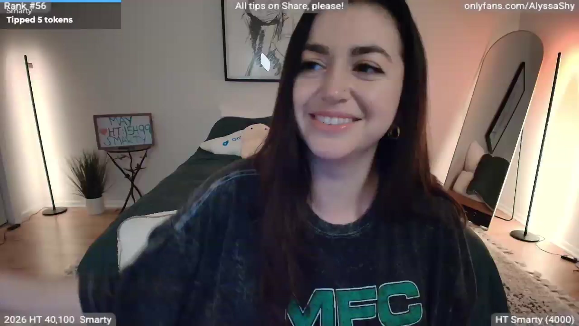 Gallery image thumbnail from AlyssaShy's myfreecams stream on, 05/24/2026, 04:40 image 17 of 20