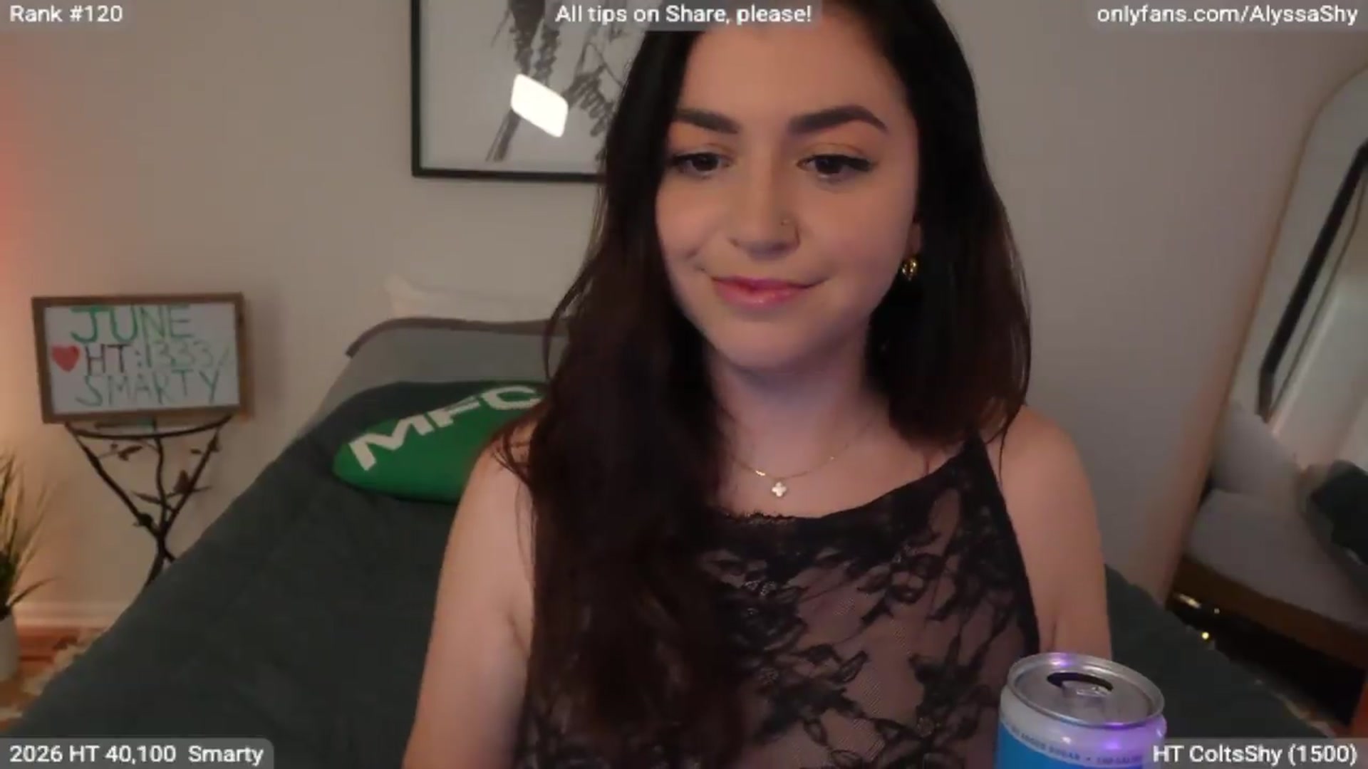 Gallery image thumbnail from AlyssaShy's myfreecams stream on, 06/20/2026, 24:03 image 8 of 20