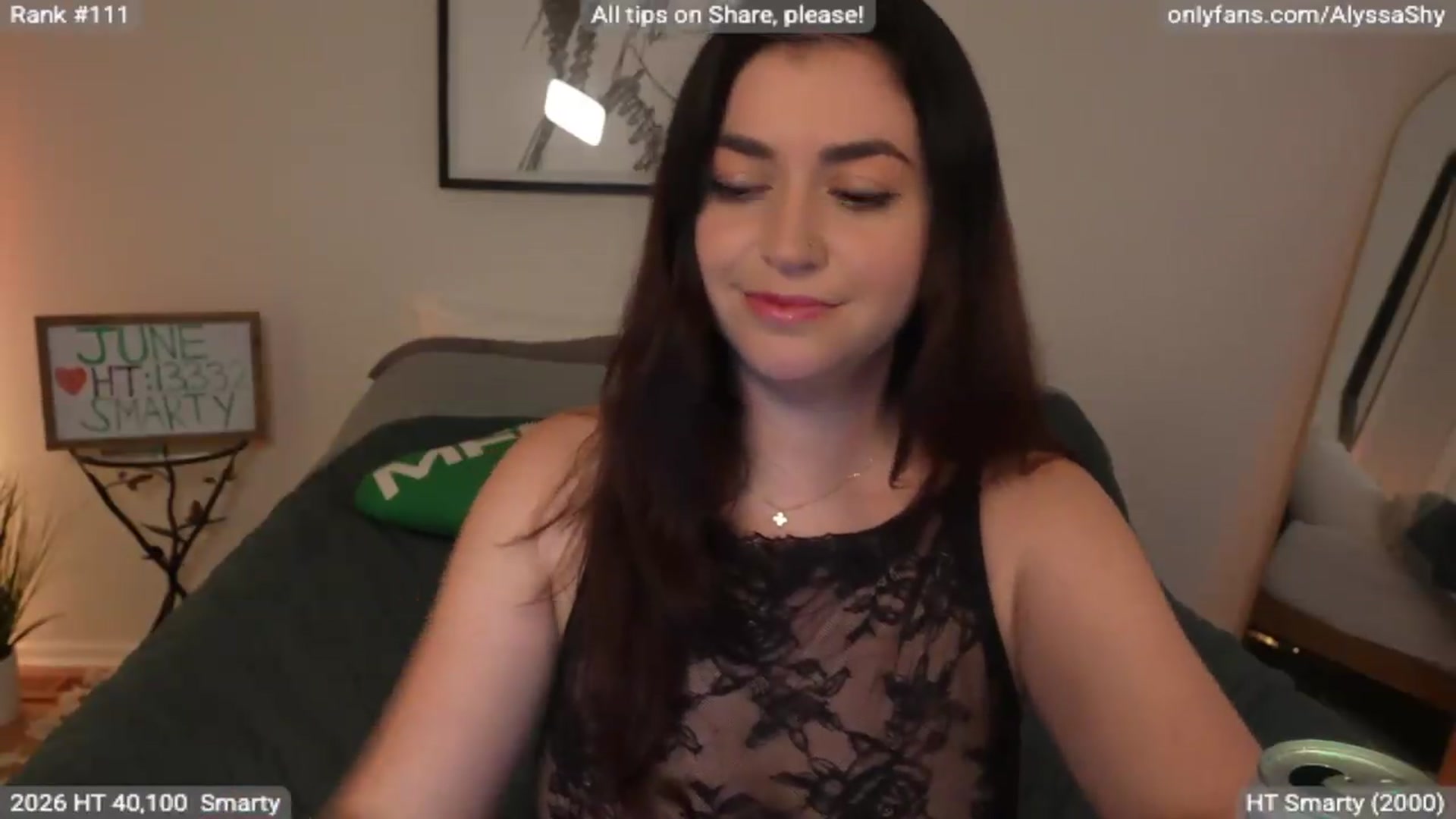 Gallery image thumbnail from AlyssaShy's myfreecams stream on, 06/20/2026, 24:03 image 16 of 20