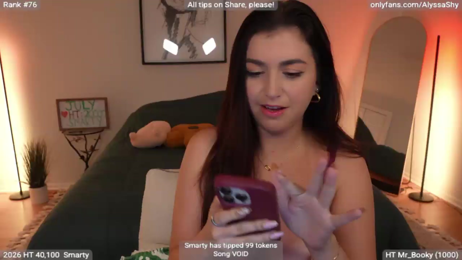 Gallery image thumbnail from AlyssaShy's myfreecams stream on, 07/19/2026, 24:20 image 12 of 20