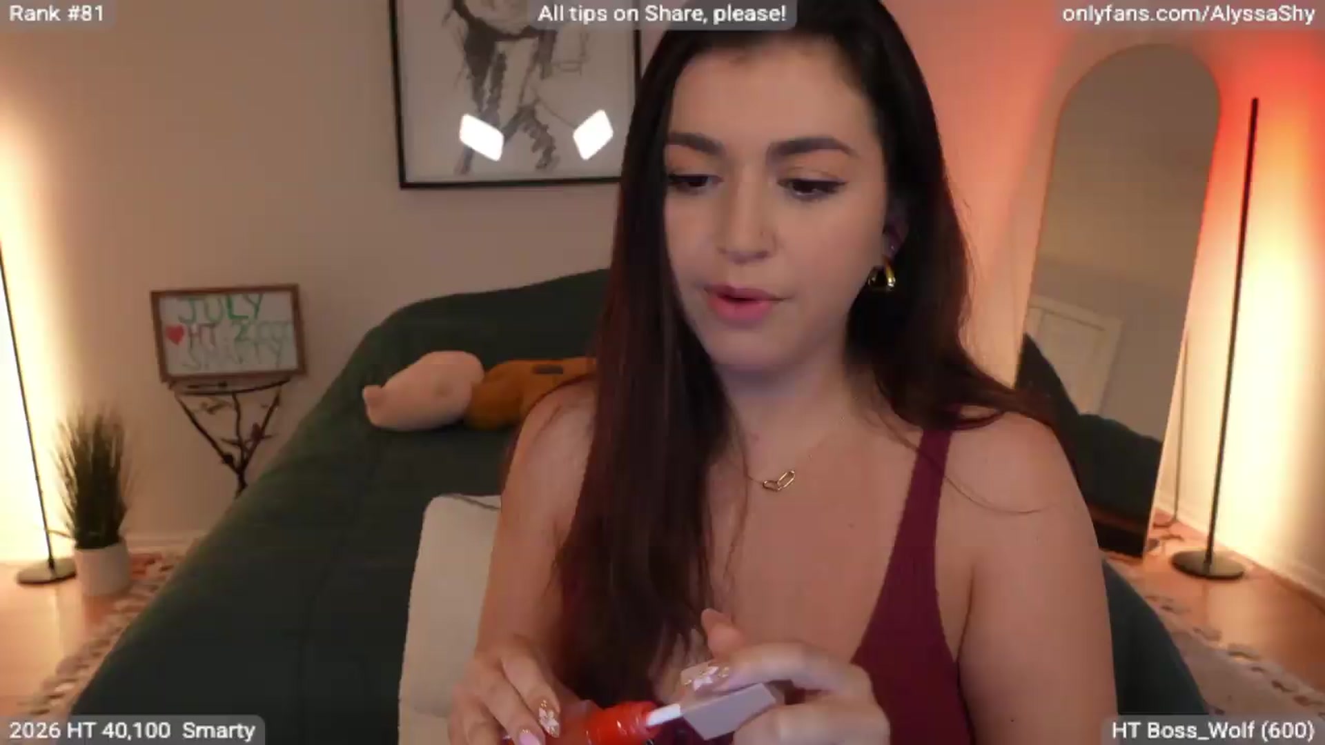 Gallery image thumbnail from AlyssaShy's myfreecams stream on, 07/19/2026, 24:20 image 6 of 20