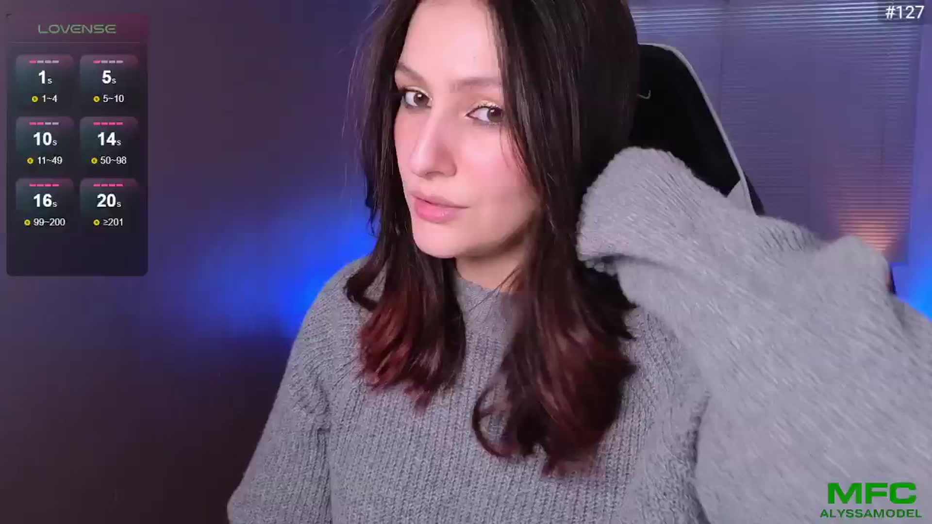Gallery image thumbnail from Alyssamodel's myfreecams stream on, 06/08/2024, 19:49 image 3 of 20