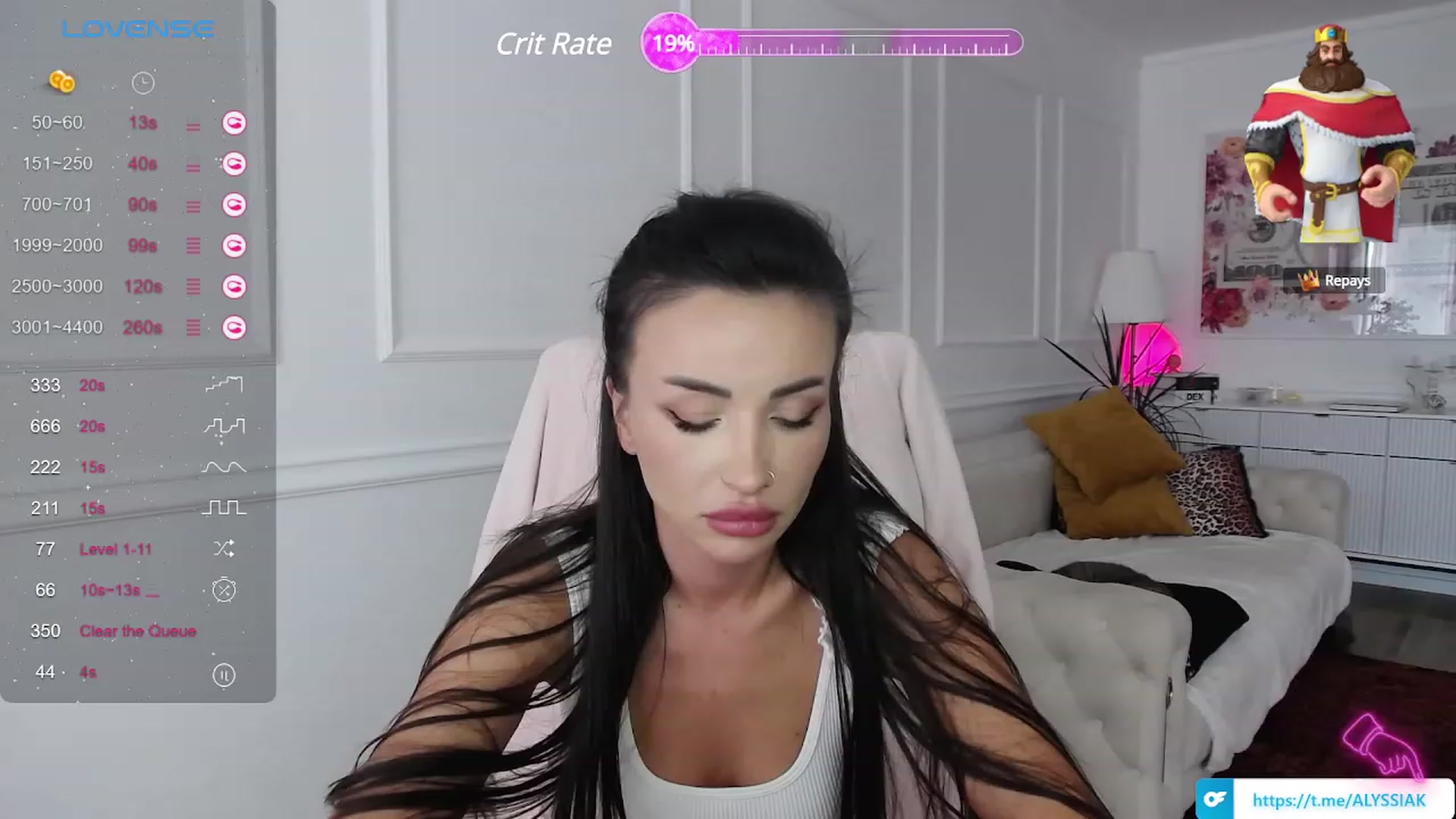 Gallery image thumbnail from AlyssiaKENT1's myfreecams stream on, 10/11/2023, 08:35 image 16 of 20