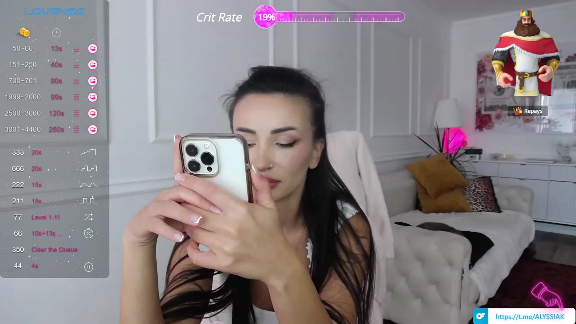 Gallery image thumbnail from AlyssiaKENT1's myfreecams stream on, 10/11/2023, 08:35 image 18 of 20