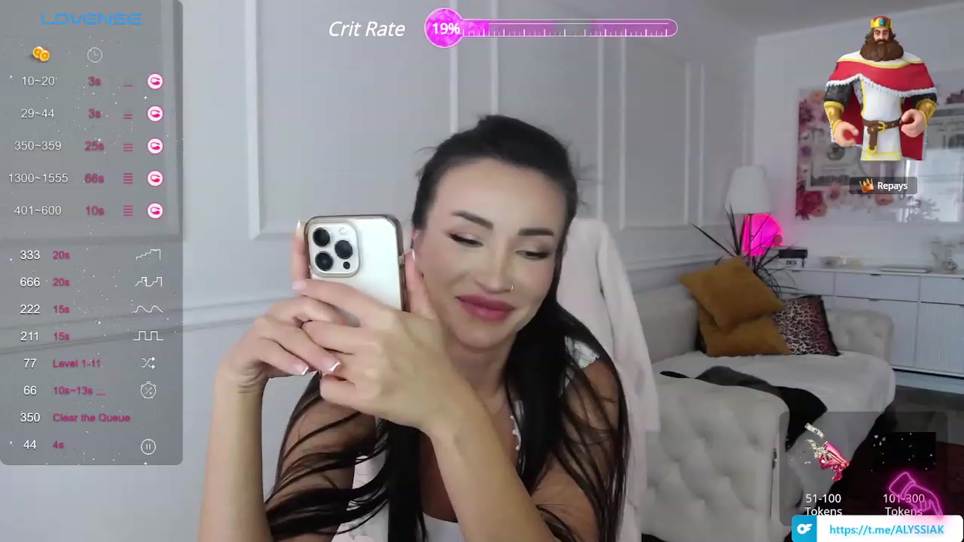 Gallery image thumbnail from AlyssiaKENT1's myfreecams stream on, 10/11/2023, 08:35 image 20 of 20