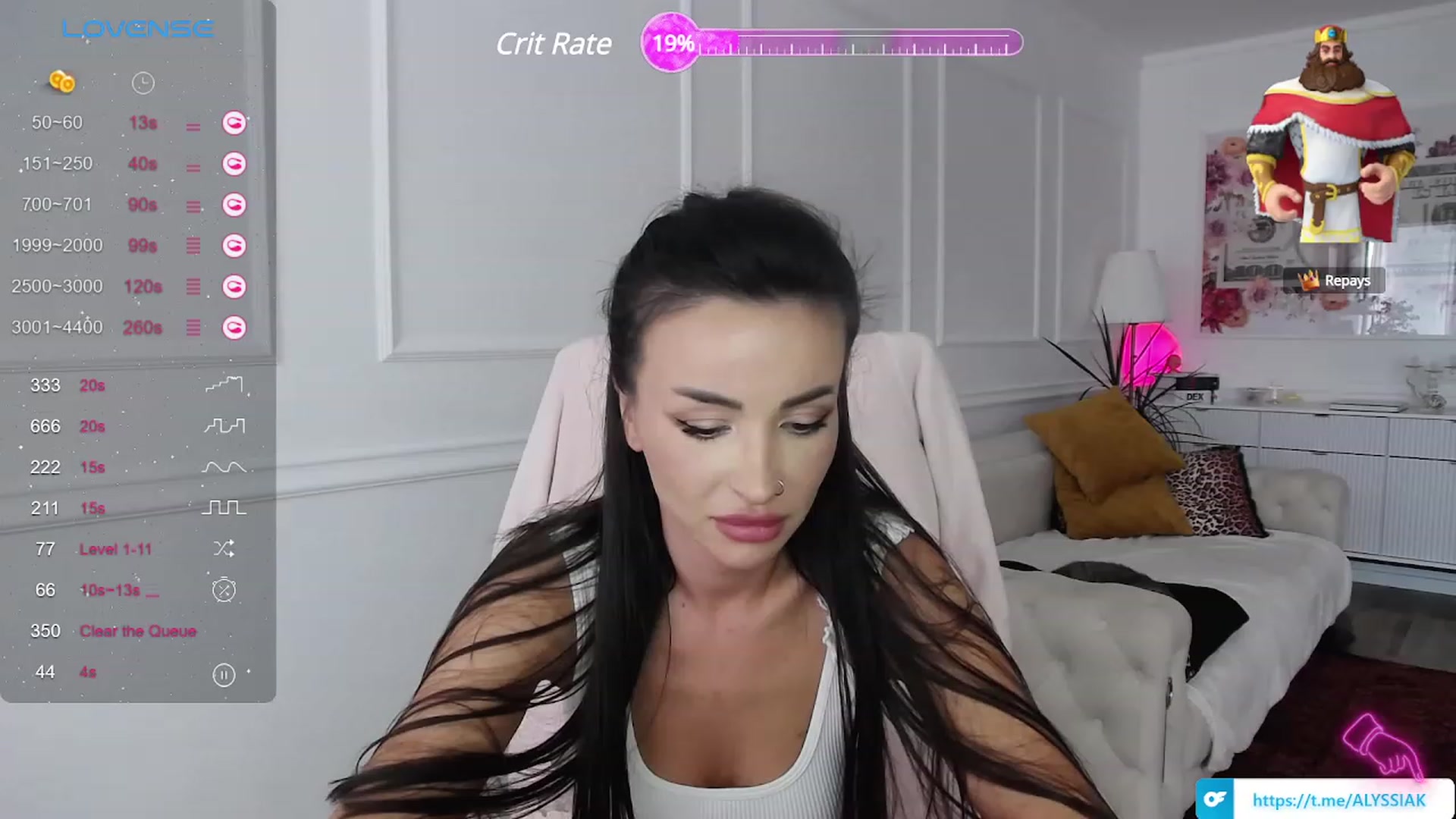 Gallery image thumbnail from AlyssiaKENT1's myfreecams stream on, 10/11/2023, 08:35 image 17 of 20