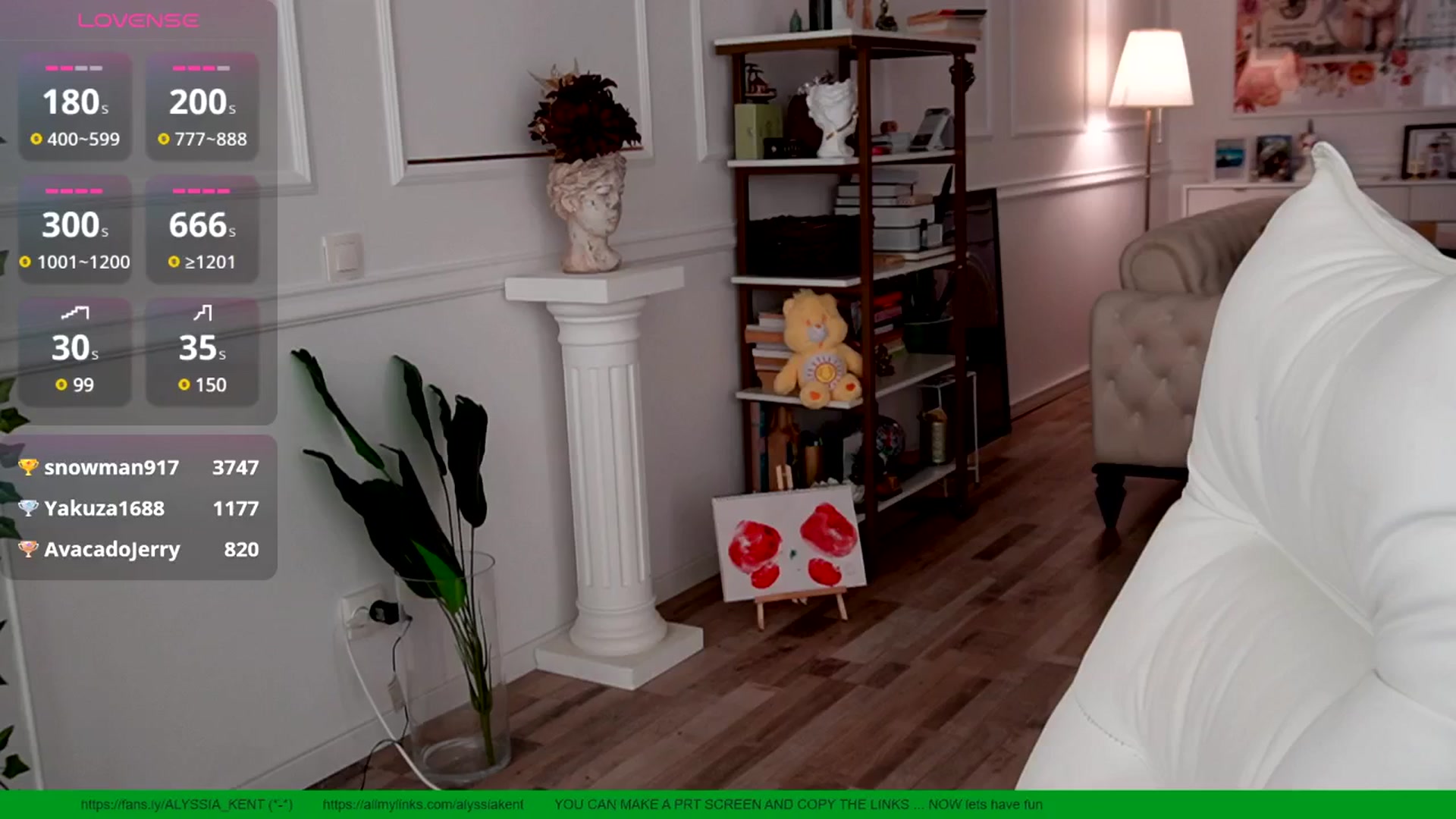 Gallery image thumbnail from AlyssiaKENT1's myfreecams stream on, 05/29/2025, 17:53 image 3 of 20