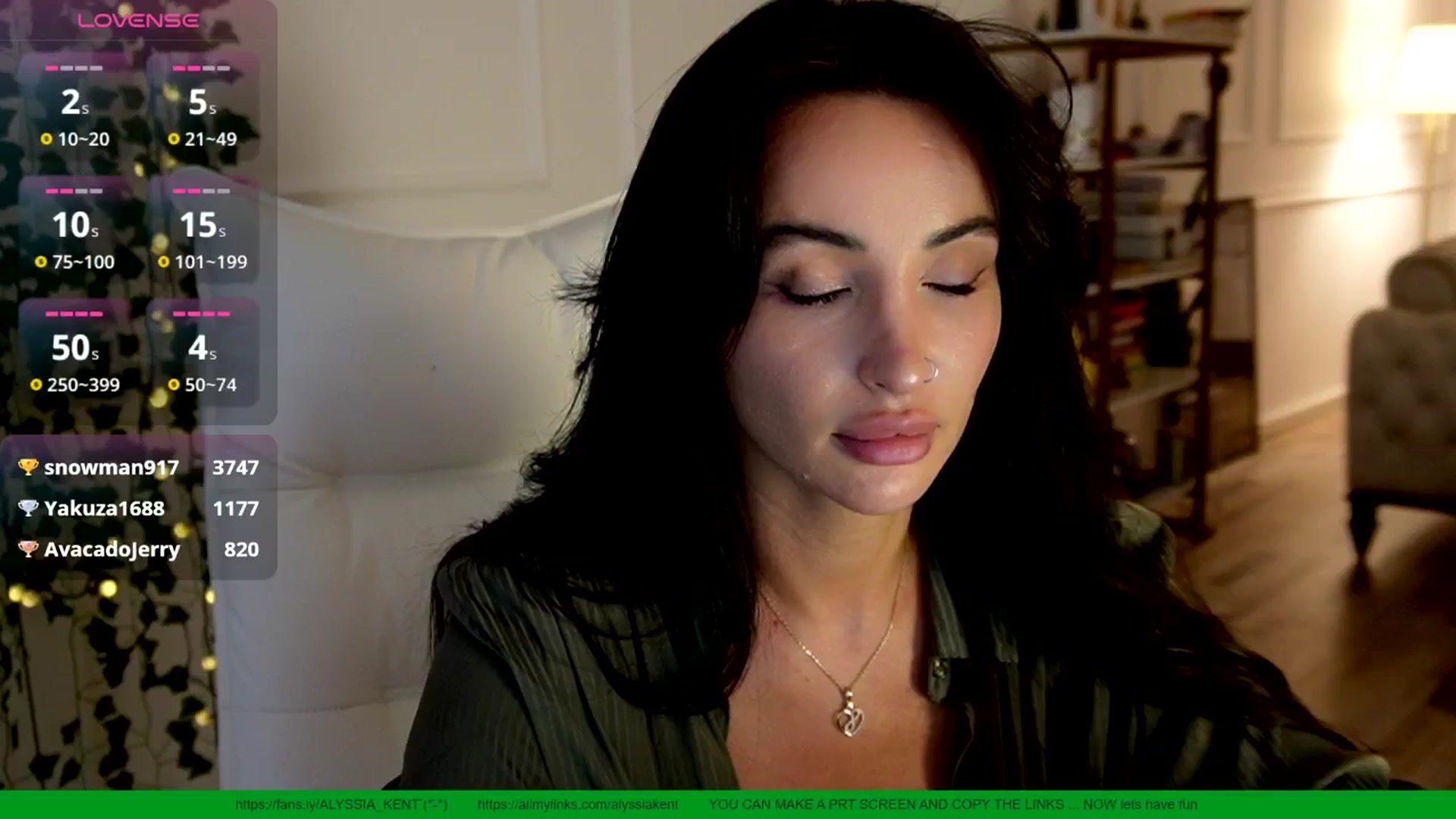 Gallery image thumbnail from AlyssiaKENT1's myfreecams stream on, 05/29/2025, 17:53 image 20 of 20