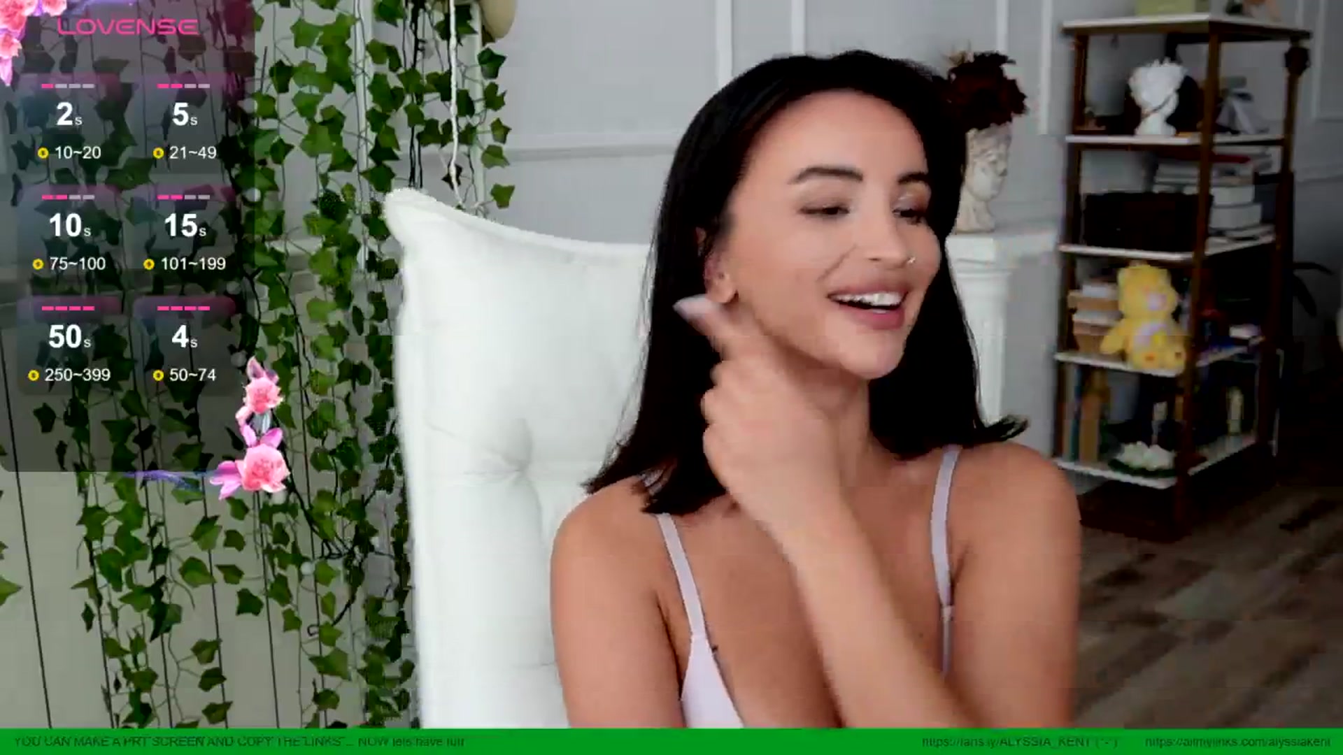 Gallery image thumbnail from AlyssiaKENT1's myfreecams stream on, 08/04/2025, 16:47 image 11 of 20