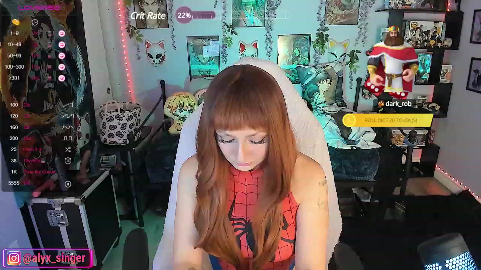 Gallery image thumbnail from Alyx_Singer's myfreecams stream on, 10/03/2023, 19:16 image 13 of 20
