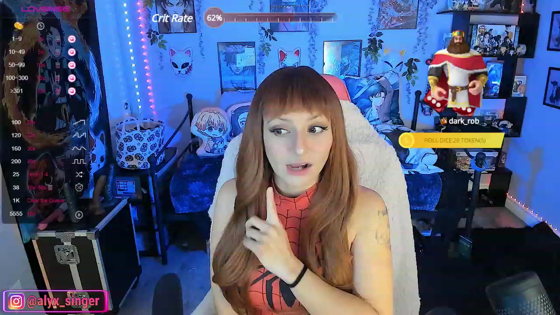Gallery image thumbnail from Alyx_Singer's myfreecams stream on, 10/03/2023, 19:16 image 4 of 20