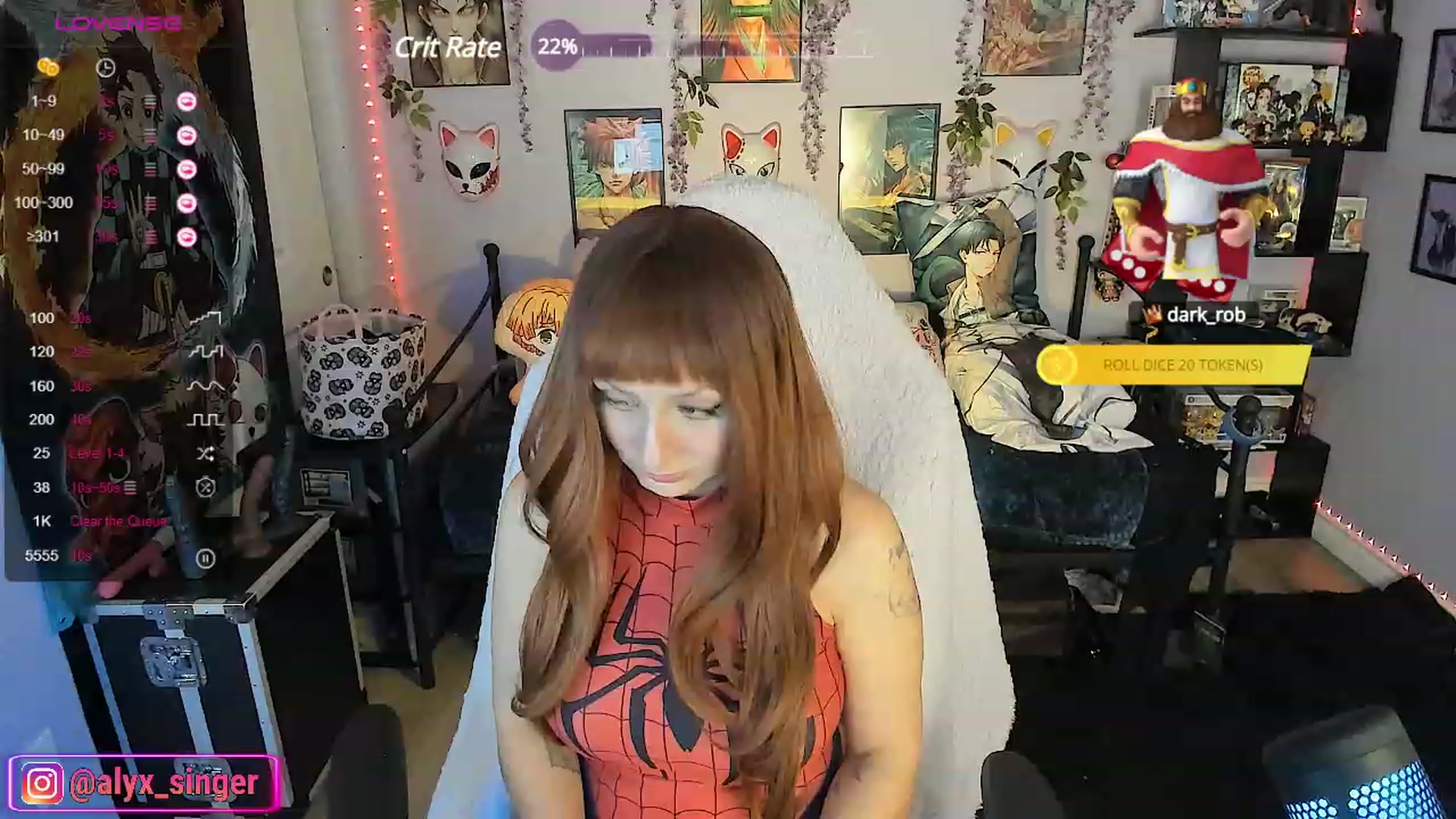 Gallery image thumbnail from Alyx_Singer's myfreecams stream on, 10/03/2023, 19:16 image 18 of 20