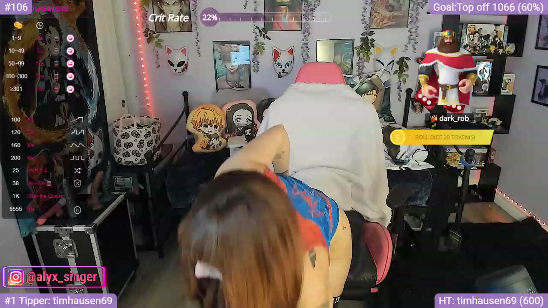 Gallery image thumbnail from Alyx_Singer's myfreecams stream on, 10/03/2023, 21:49 image 9 of 20