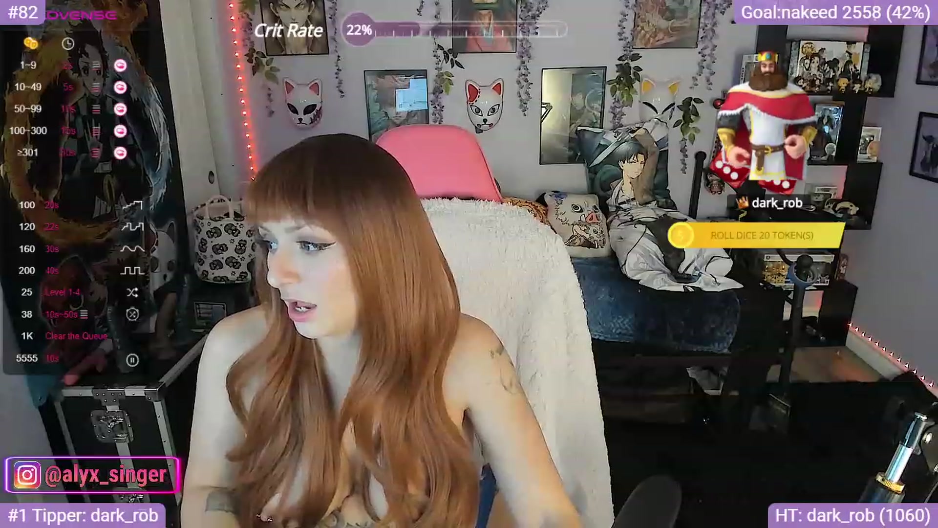 Gallery image thumbnail from Alyx_Singer's myfreecams stream on, 10/03/2023, 21:49 image 19 of 20