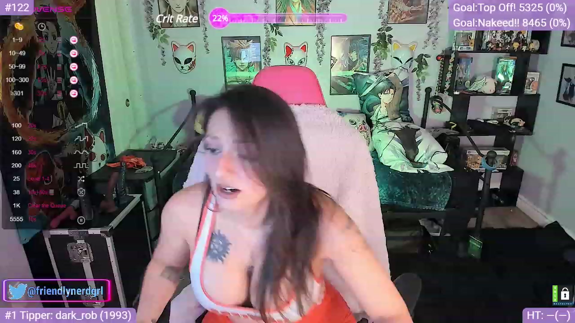 Gallery image thumbnail from Alyx_Singer's myfreecams stream on, 10/04/2023, 19:31 image 1 of 20
