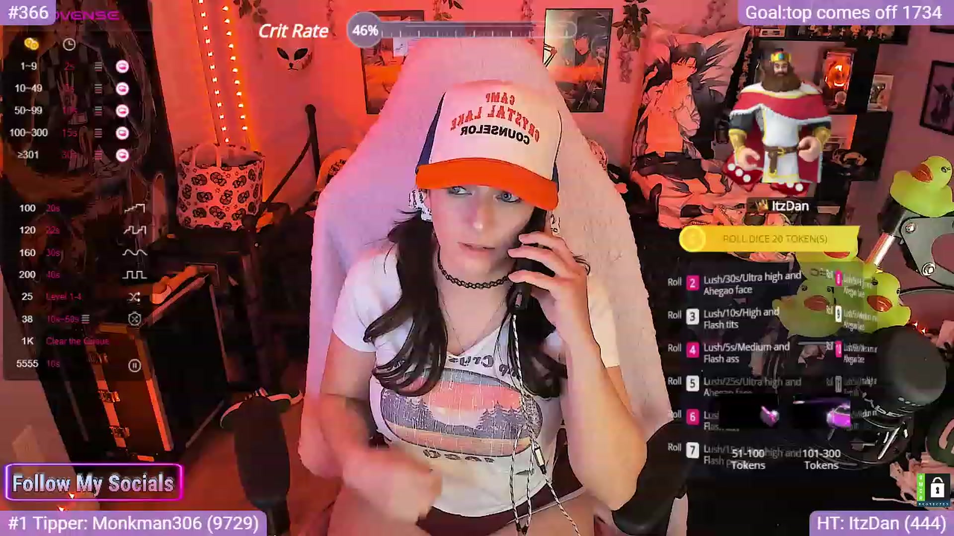 Gallery image thumbnail from Alyx_Singer's myfreecams stream on, 10/13/2023, 17:30 image 2 of 20