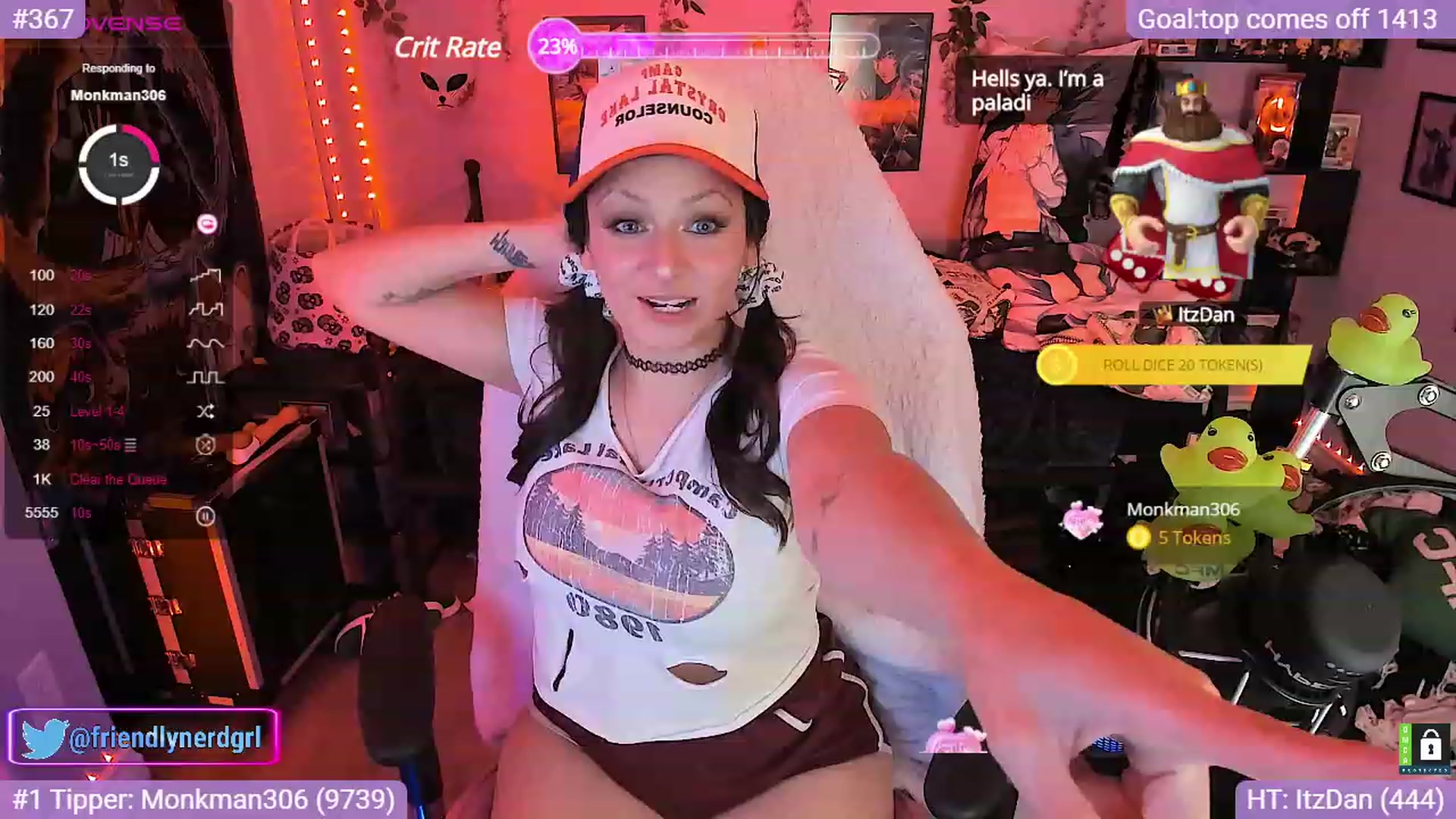 Gallery image thumbnail from Alyx_Singer's myfreecams stream on, 10/13/2023, 17:30 image 10 of 20