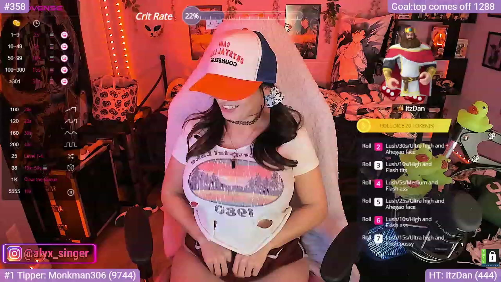 Gallery image thumbnail from Alyx_Singer's myfreecams stream on, 10/13/2023, 17:30 image 20 of 20