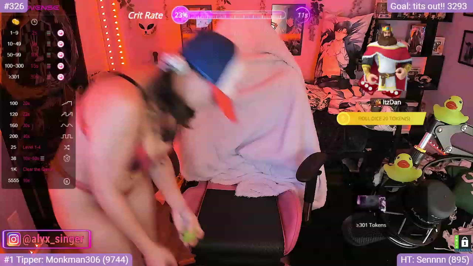 Gallery image thumbnail from Alyx_Singer's myfreecams stream on, 10/13/2023, 18:38 image 10 of 20