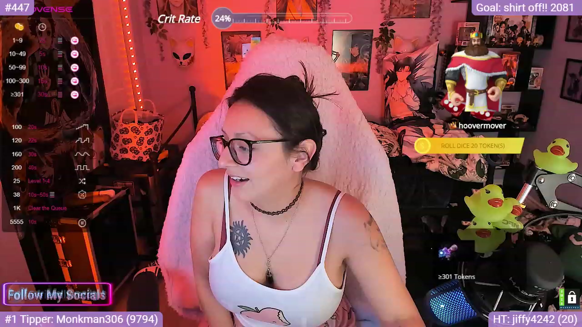 Gallery image thumbnail from Alyx_Singer's myfreecams stream on, 10/16/2023, 19:15 image 17 of 20