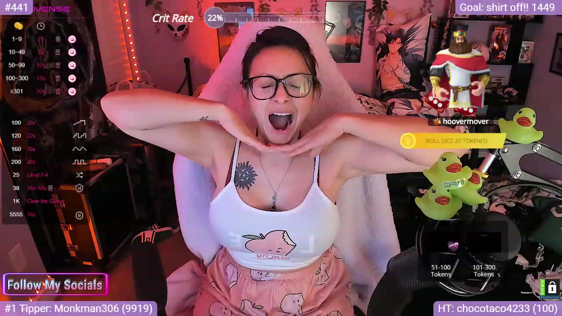 Gallery image thumbnail from Alyx_Singer's myfreecams stream on, 10/16/2023, 22:43 image 9 of 20