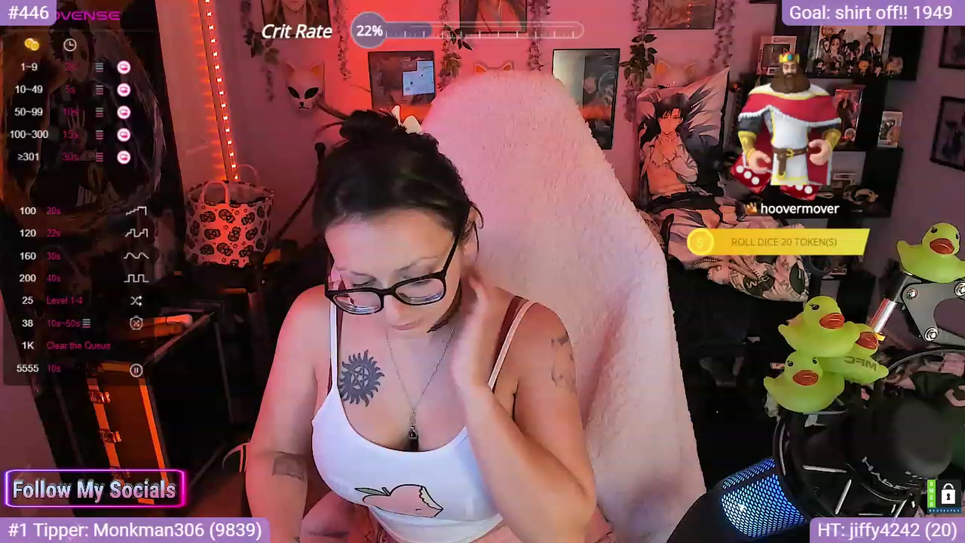 Gallery image thumbnail from Alyx_Singer's myfreecams stream on, 10/16/2023, 22:43 image 3 of 20