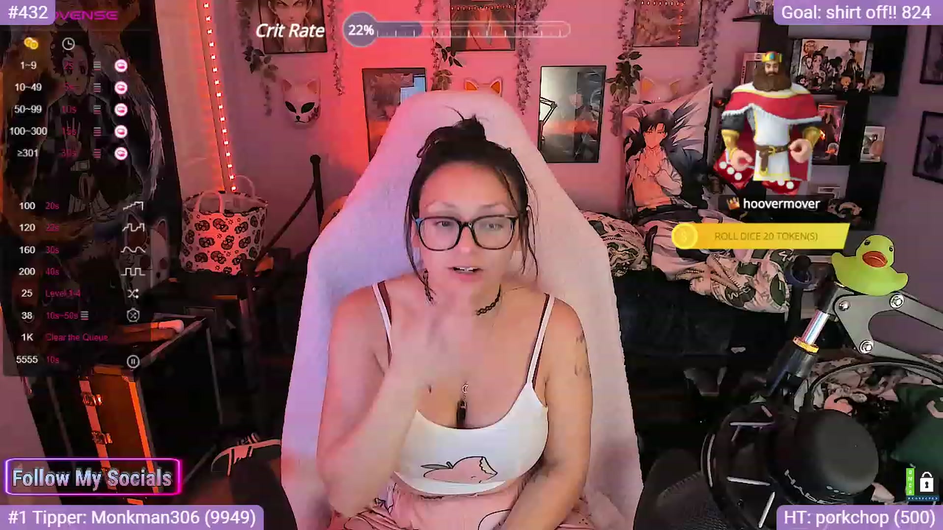 Gallery image thumbnail from Alyx_Singer's myfreecams stream on, 10/16/2023, 23:04 image 2 of 20