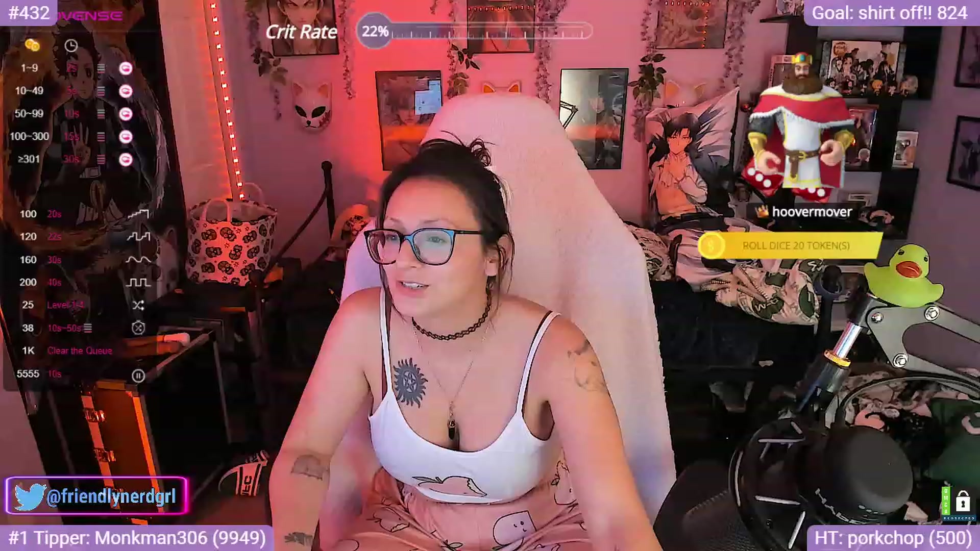 Gallery image thumbnail from Alyx_Singer's myfreecams stream on, 10/16/2023, 23:04 image 17 of 20