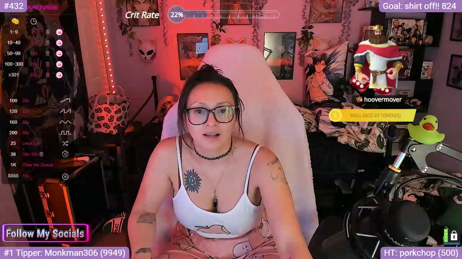Gallery image thumbnail from Alyx_Singer's myfreecams stream on, 10/16/2023, 23:04 image 16 of 20